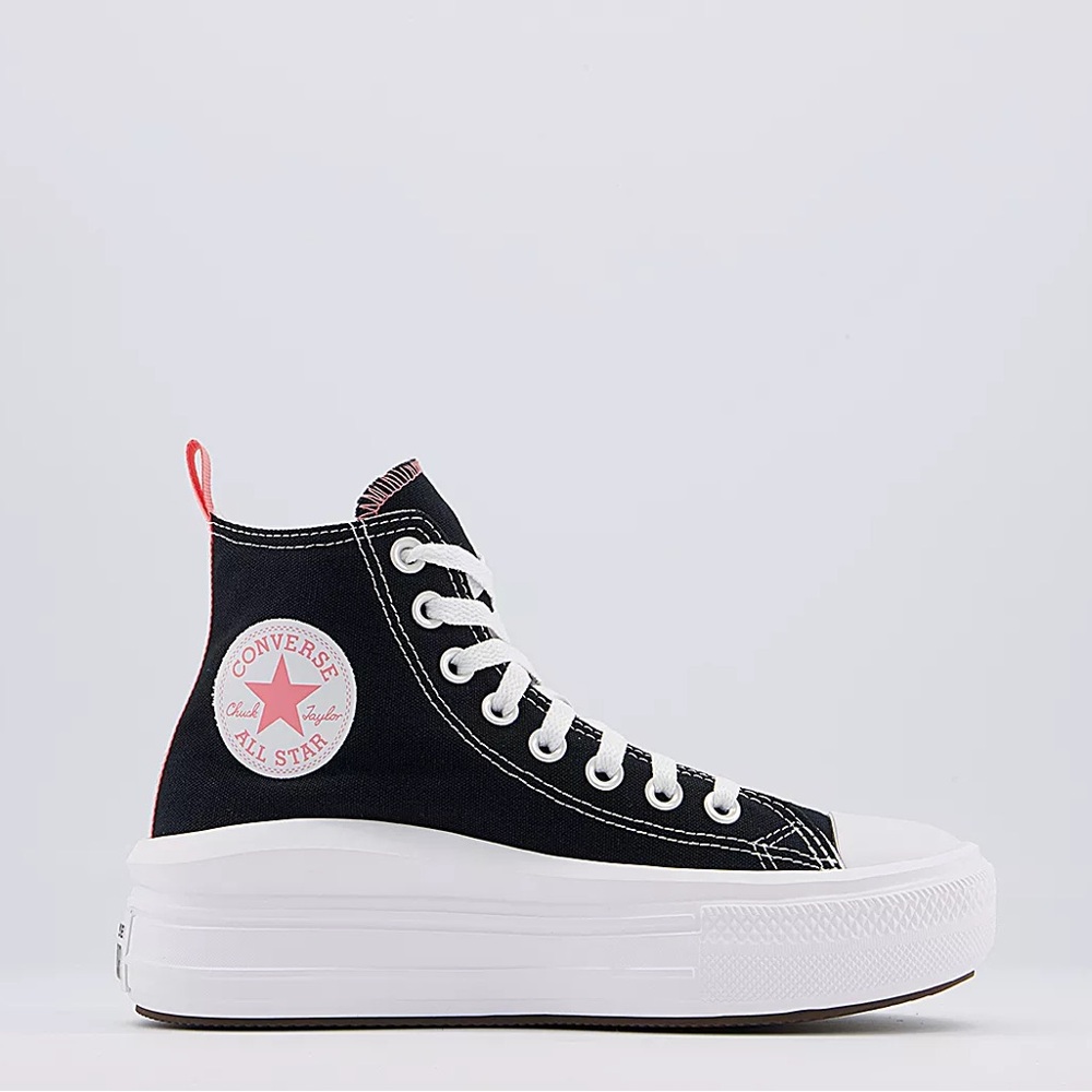 NEW CONVERSE KID CHUCK TAYLOR MOVE PLATFORM SNEAKERS